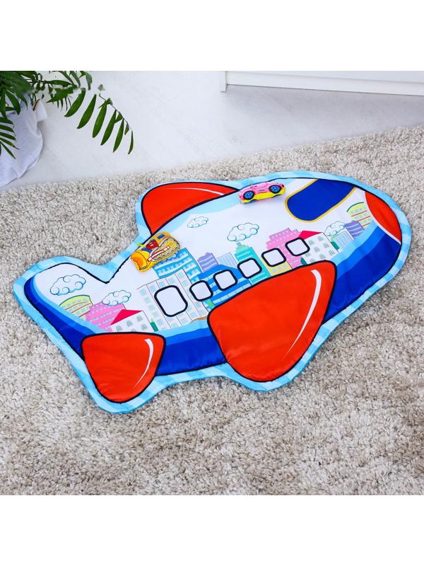 Развивающий коврик детский «Путешествие», 2 игрушки