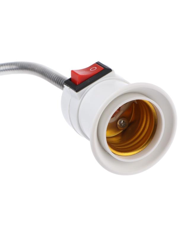 Светильник для растений 9 Вт, 7 мкмоль/с, гибкая ножка 30 см, выкл на корпусе