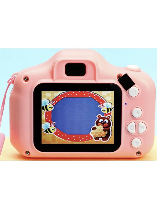 Фотоаппарат детский, розовый, 8 х 6 см