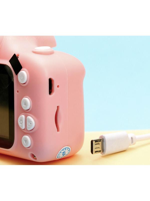 Фотоаппарат детский, розовый, 8 х 6 см
