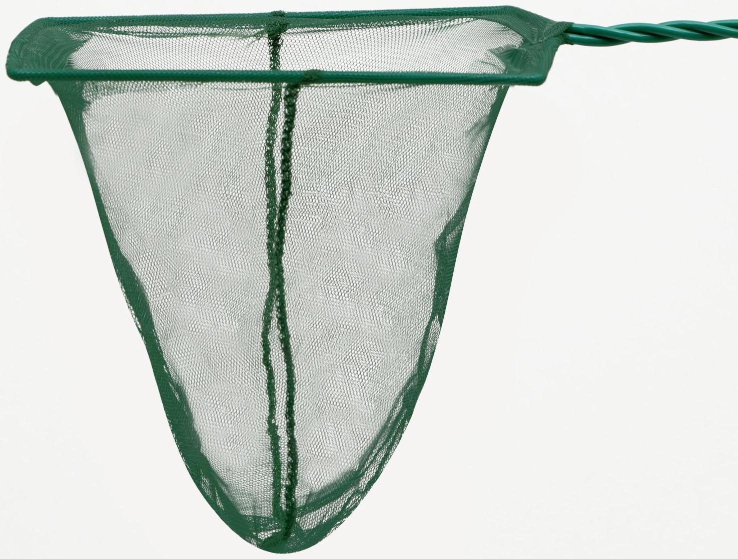 Сачок аквариумный 25 см, зелёный