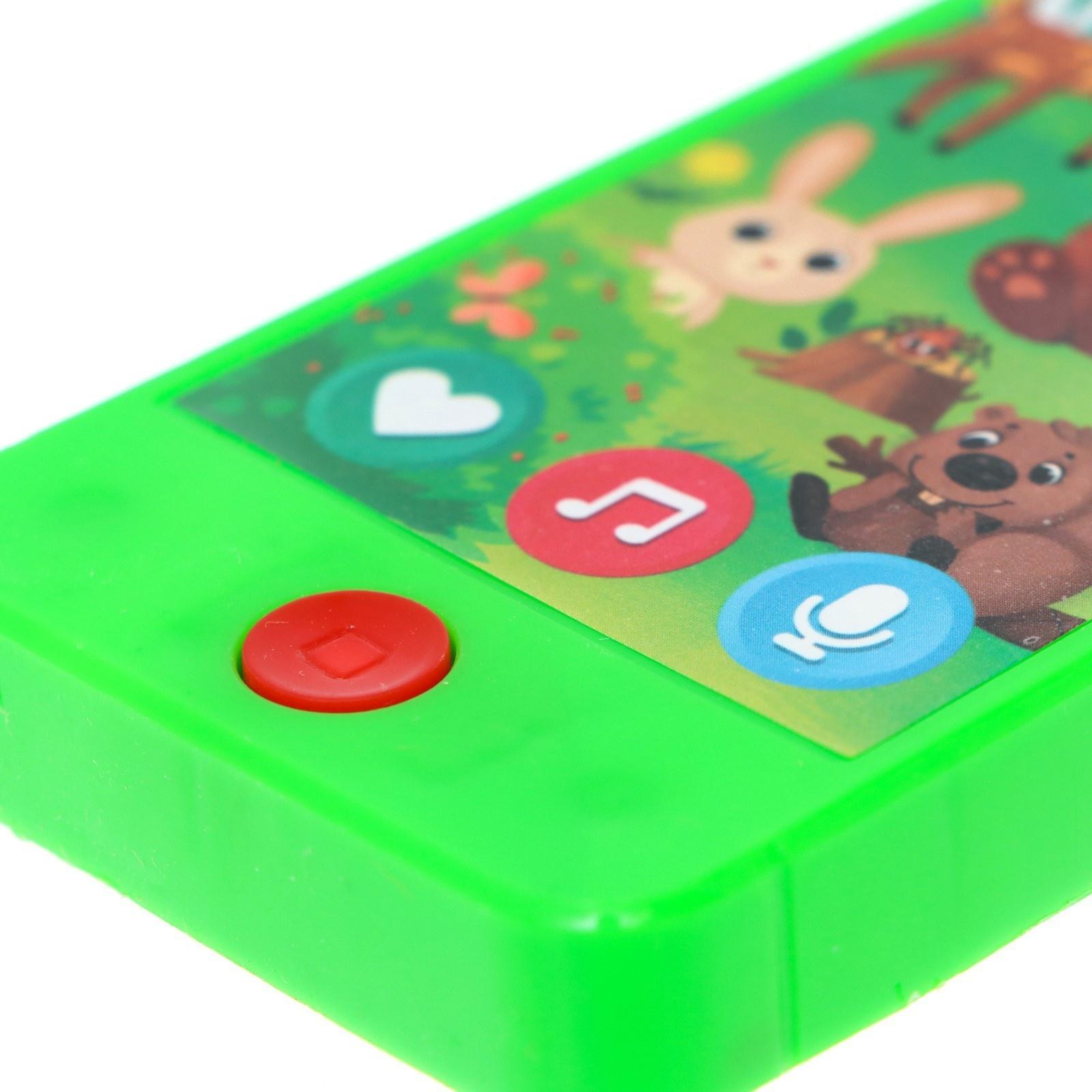 Музыкальный телефон, звук, свет, в пакете