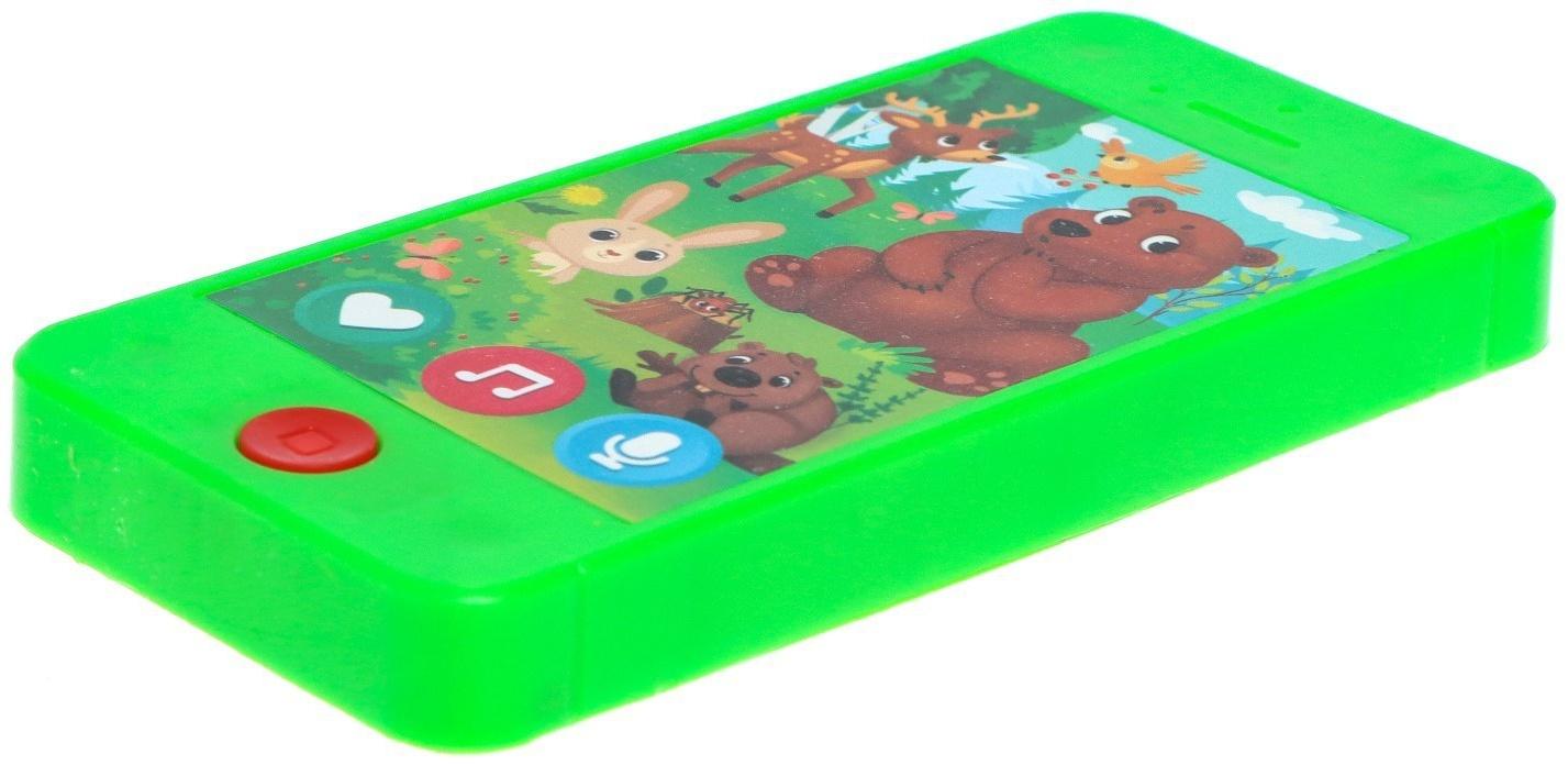 Музыкальный телефон, звук, свет, в пакете