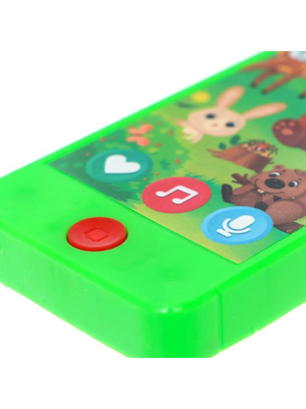 Музыкальный телефон, звук, свет, в пакете