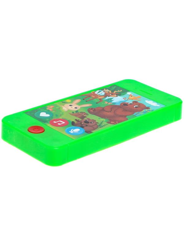 Музыкальный телефон, звук, свет, в пакете