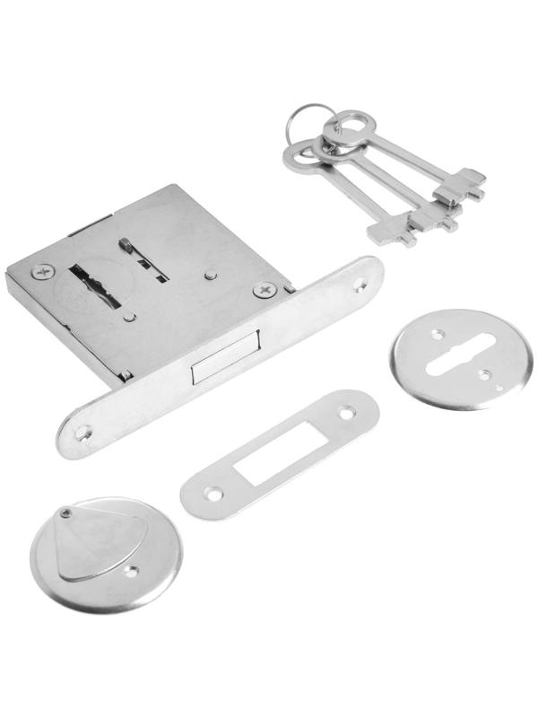 Замок врезной LOCKLAND, сувальдный, 85х75 мм, 3 ключа