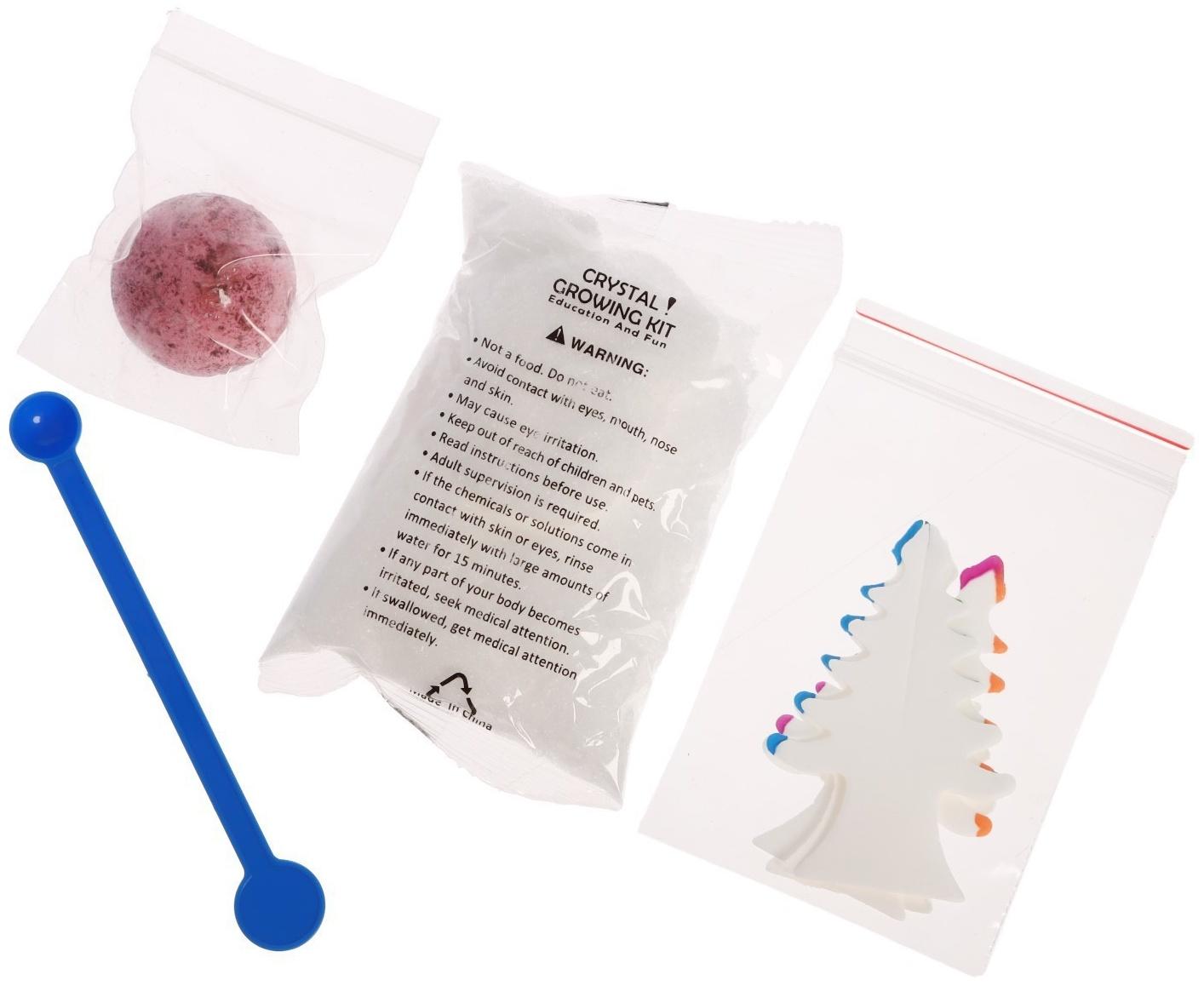 Уценка (в пакете) Выращивание кристалла «Мастерская», зелёный