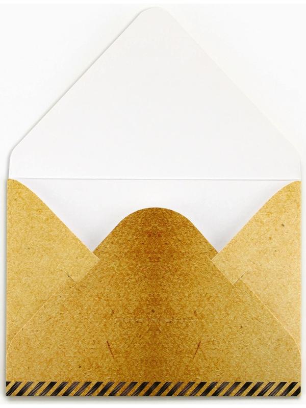 Расческа для бороды в конверте «Для сильных мужчин» 11 х 10,4см