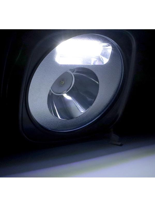 Фонарь прожекторный аккумуляторный, 2 Вт+3 Вт, 800 мАч, 11 х 18 см, синий