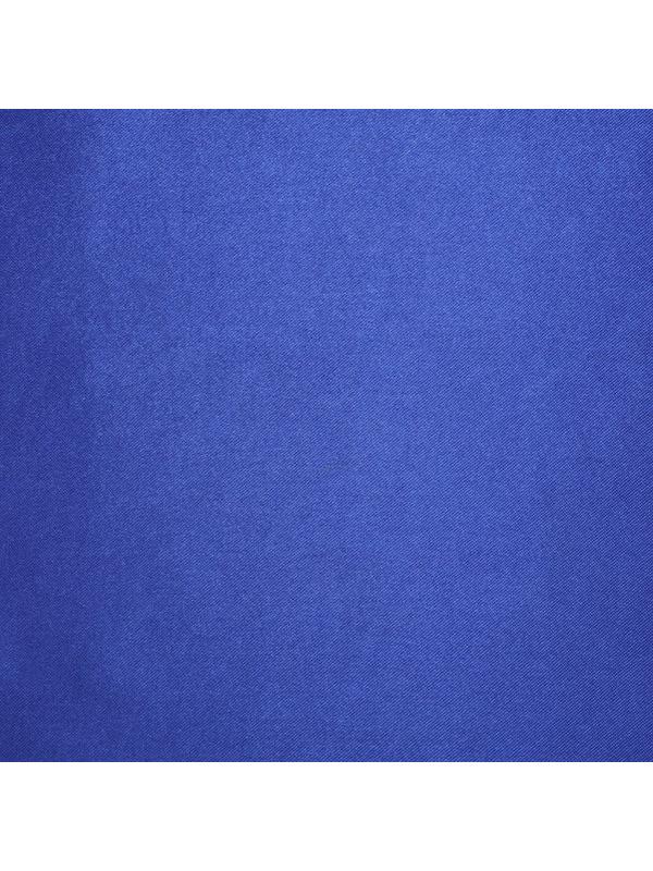Ткань для рукоделия, атлас, однотонный синий, лоскут  50 × 50 см