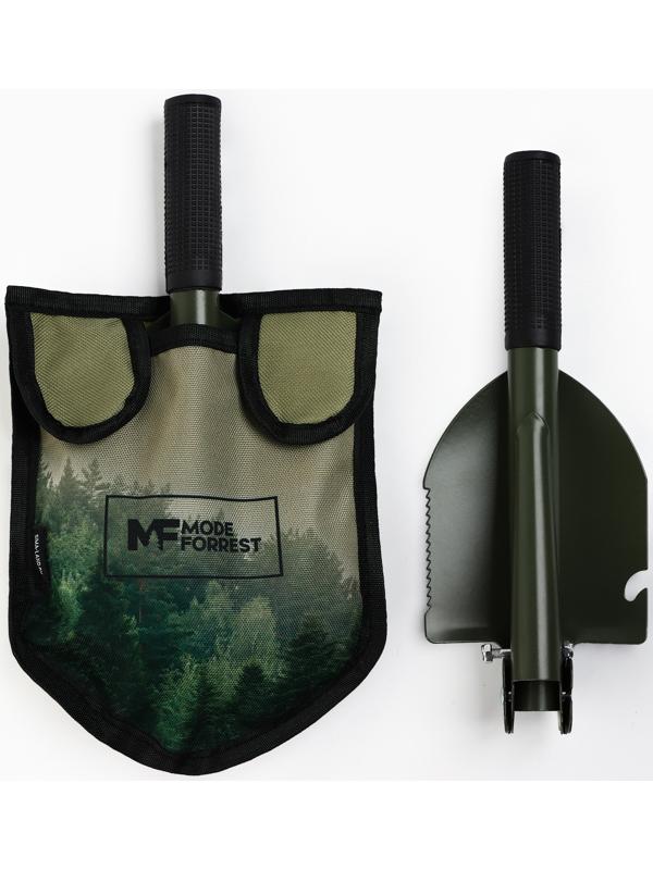 Лопата туристическая, складная MODE FORREST, 36 х 10 см., металлический черенок с ручкой, в чехле