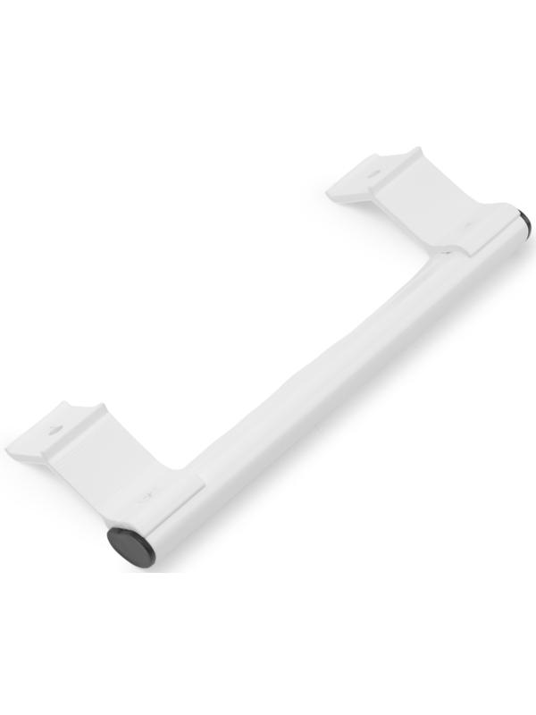 Ручка-скоба для пластиковых дверей ТУНДРА 001WH, металлическая, цвет белый