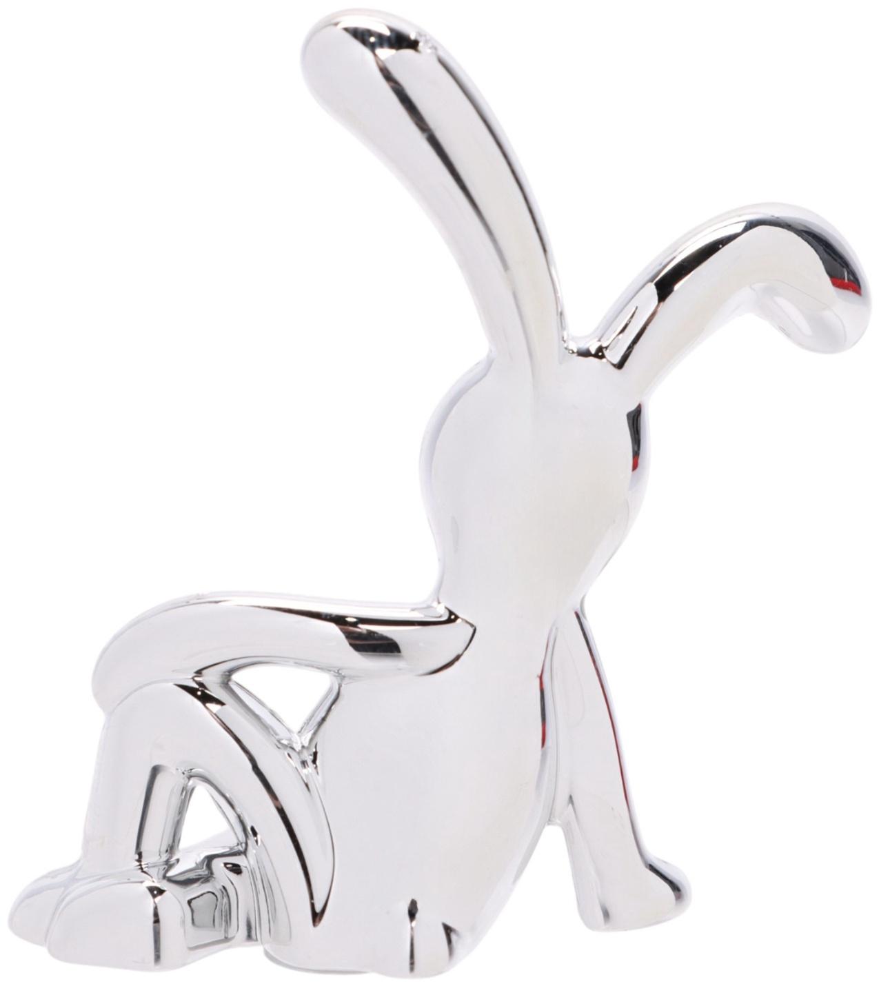 Игрушка на панель авто, зайчики, хром, пластик, набор 2 шт