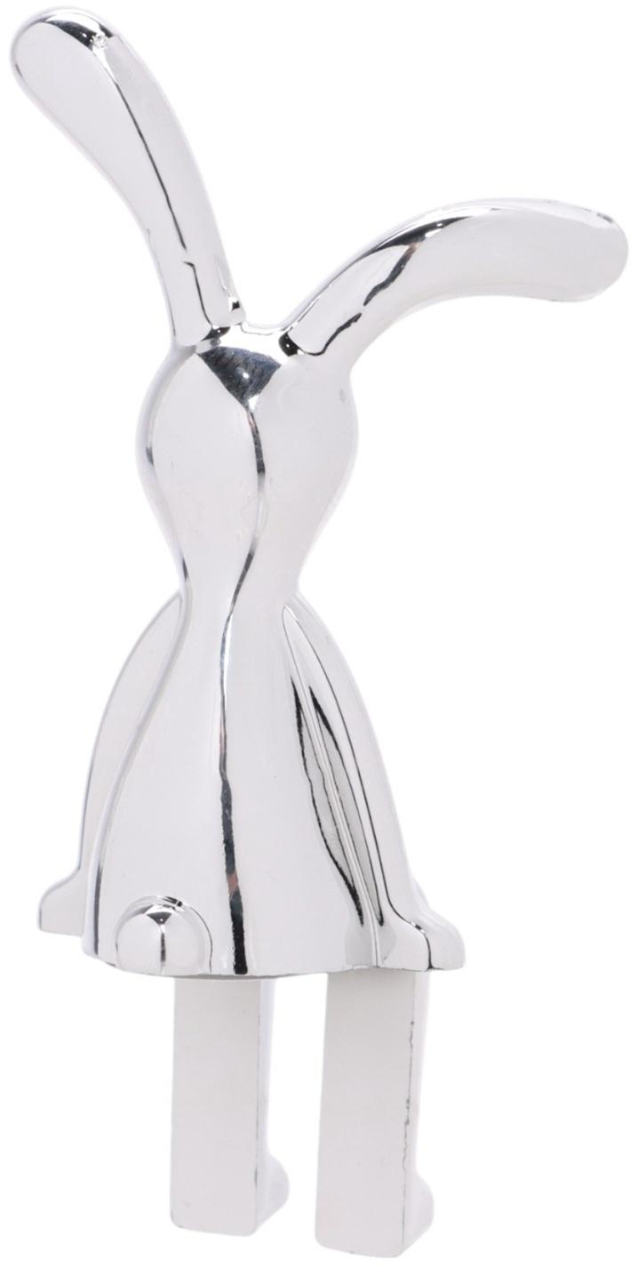 Игрушка на панель авто, зайчики, хром, пластик, набор 2 шт