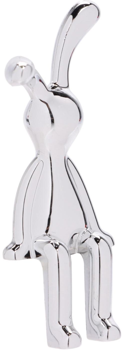 Игрушка на панель авто, зайчики, хром, пластик, набор 2 шт