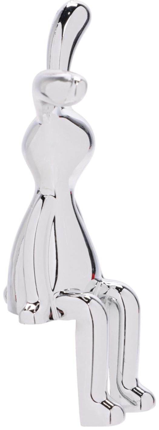 Игрушка на панель авто, зайчики, хром, пластик, набор 2 шт