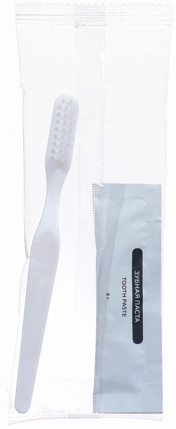 Зубной набор в п.п., (з/щетка 14 см+ з/п саше 4 мл.), 150 шт.