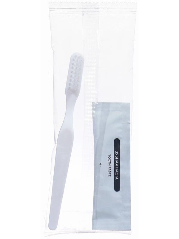 Зубной набор в п.п., (з/щетка 14 см+ з/п саше 4 мл.), 150 шт.