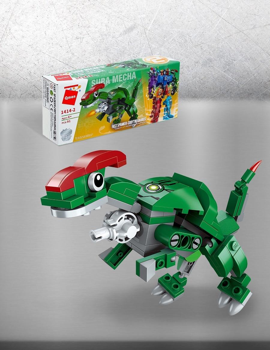 Конструктор «Коритозавр», 91 деталь