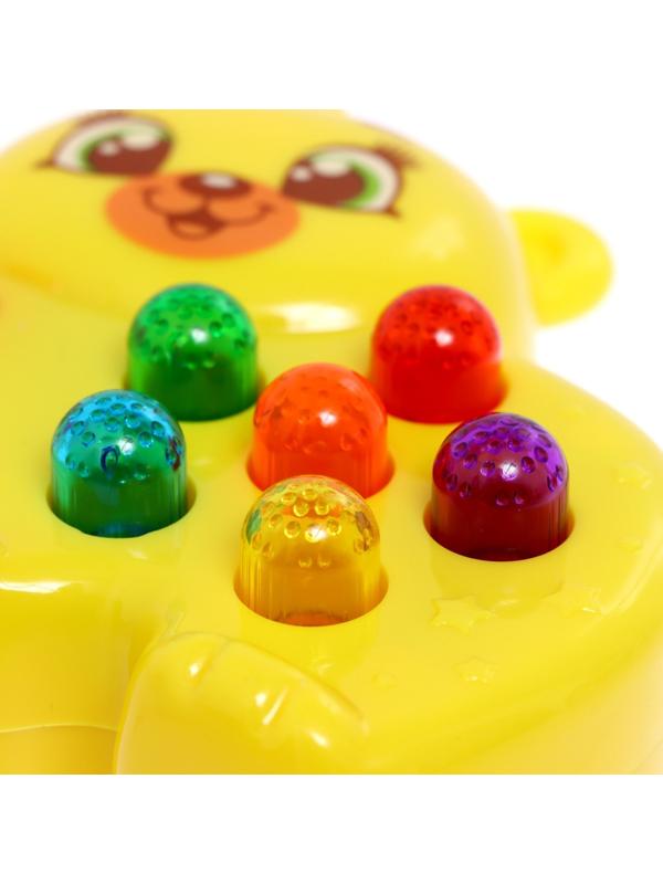 Музыкальная игрушка «Любимый мишка», жёлтый