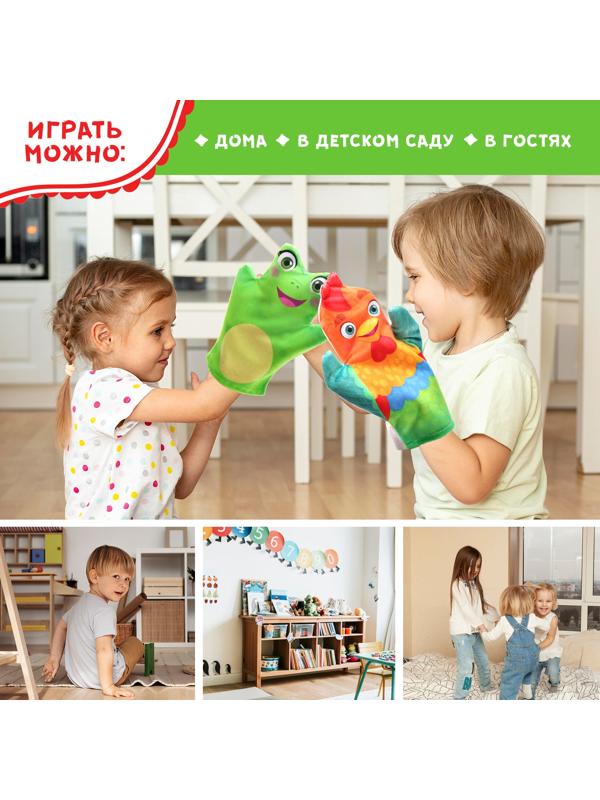 Кукольный театр «Сказка: Теремок», 5 кукол на руку, сценарий