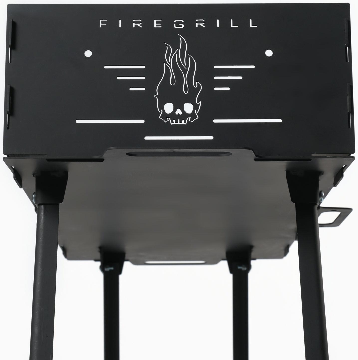 Мангал с ножками, 2 мм, 77.2×34.6×72 см