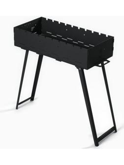 Мангал с ножками, 2 мм, 77.2×34.6×72 см