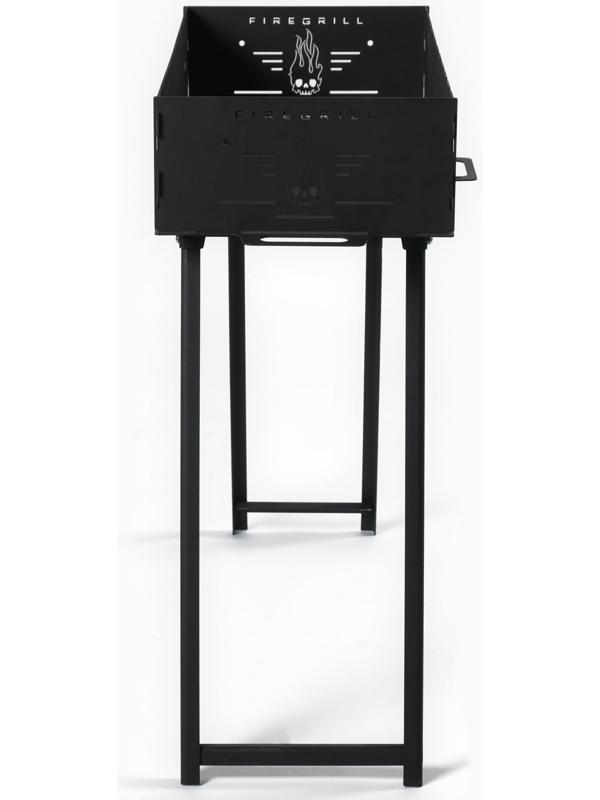 Мангал с ножками, 2 мм, 77.2×34.6×72 см