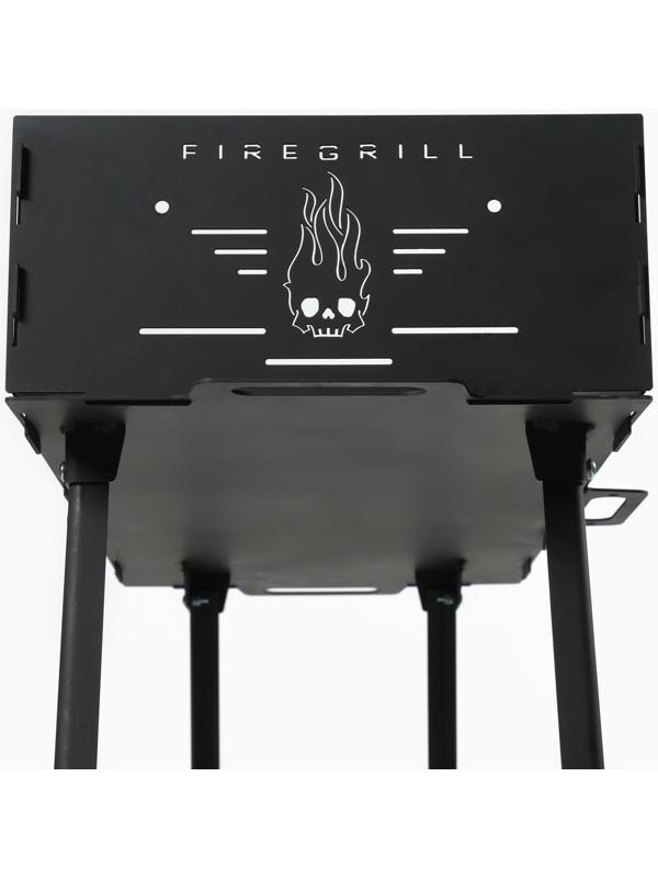 Мангал с ножками, 2 мм, 77.2×34.6×72 см