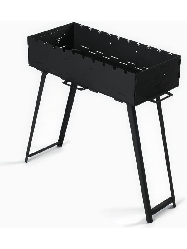 Мангал с ножками, 2 мм, 77.2×34.6×72 см
