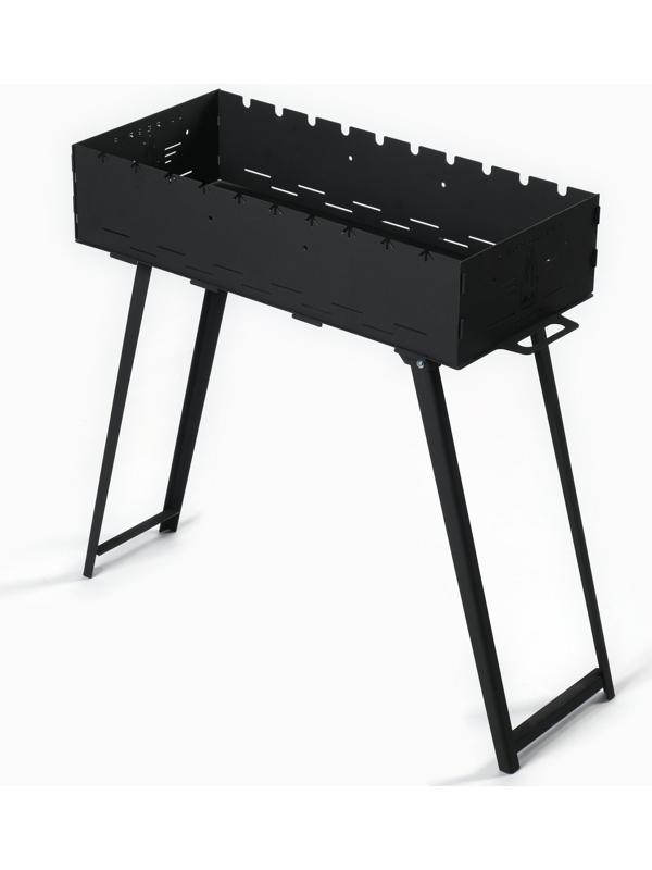 Мангал с ножками, 2 мм, 77.2×34.6×72 см