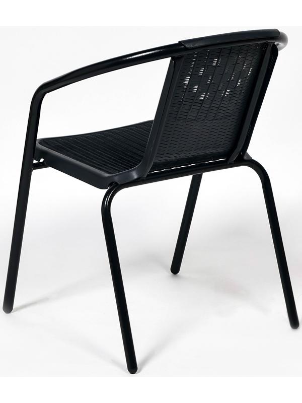 Набор садовой мебели: Стол 120 х 90 х 72 и 4 стула серого цвета