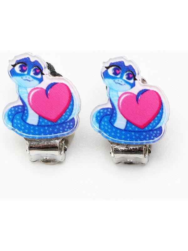 Серьги клипсы детские новогодние «Волшебства» на Новый год, 7 х 9 см