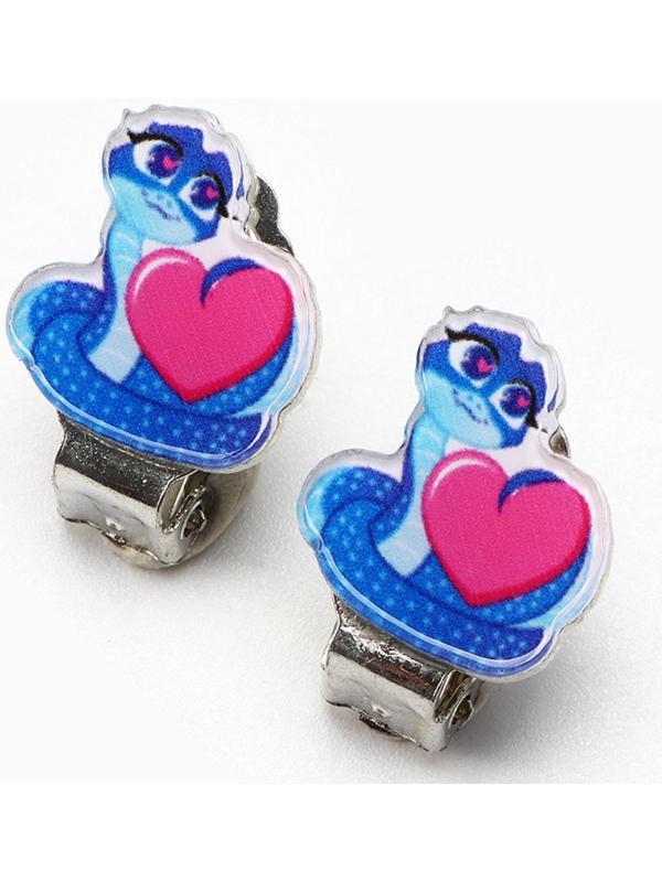 Серьги клипсы детские новогодние «Волшебства» на Новый год, 7 х 9 см