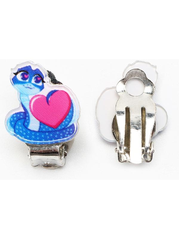 Серьги клипсы детские новогодние «Волшебства» на Новый год, 7 х 9 см