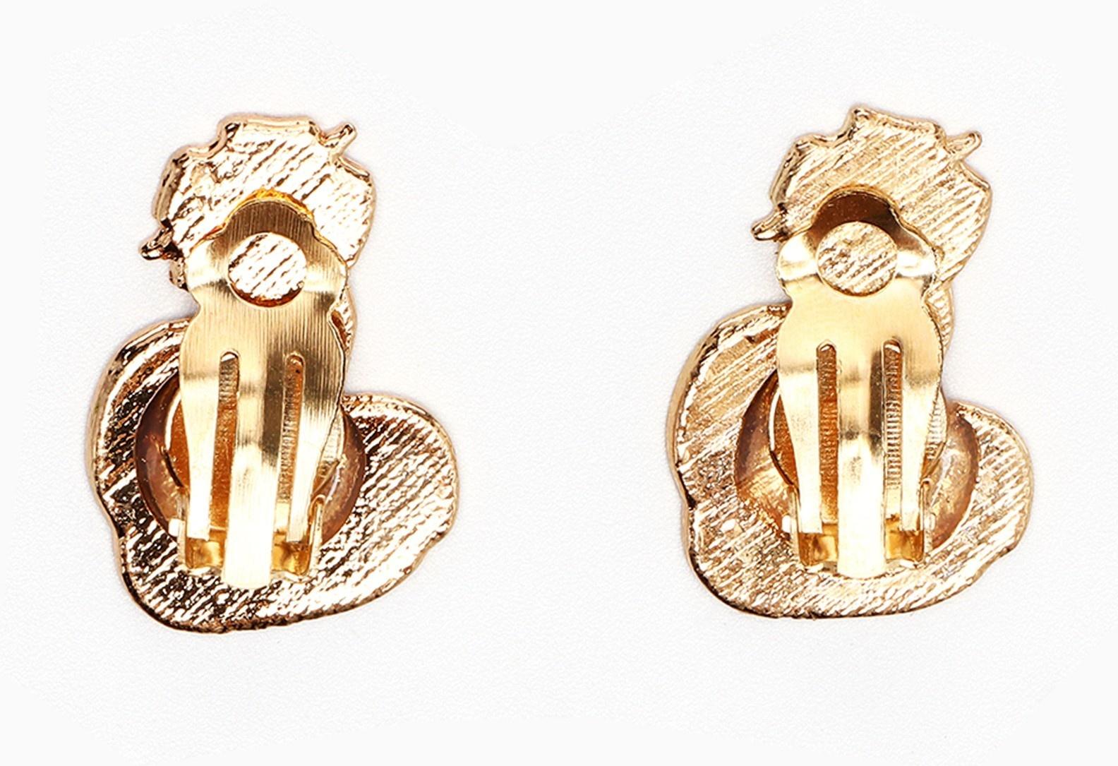 Серьги клипсы новогодние «Самой милой», на Новый год, 7 х 9 см