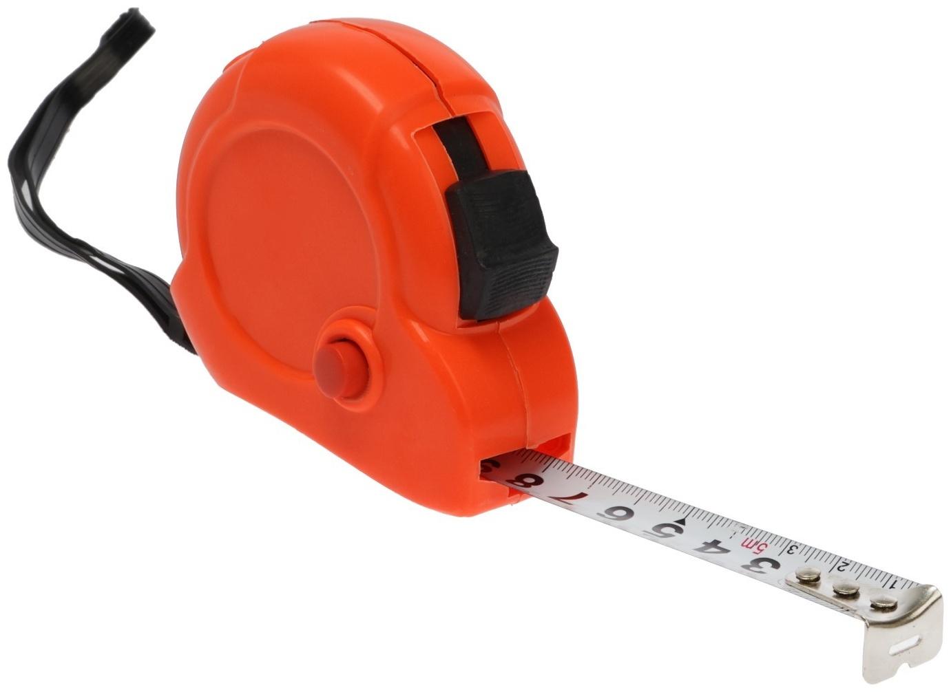 Рулетка ЛОМ, пластиковый корпус, 5 м х 16 мм