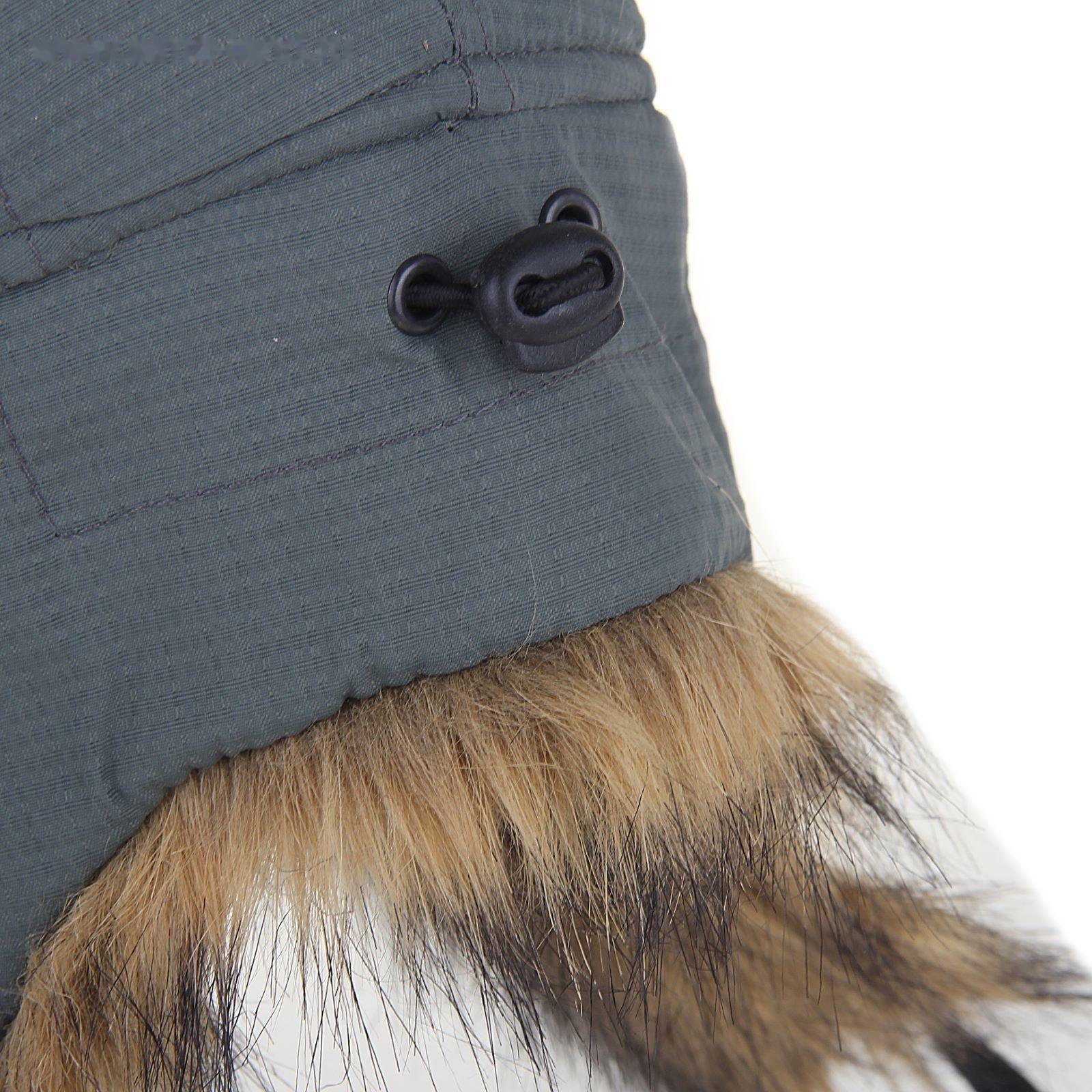 Шапка-ушанка «Лис», размер 59-60, цвет хаки