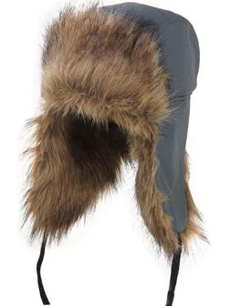 Шапка-ушанка «Лис», размер 59-60, цвет хаки