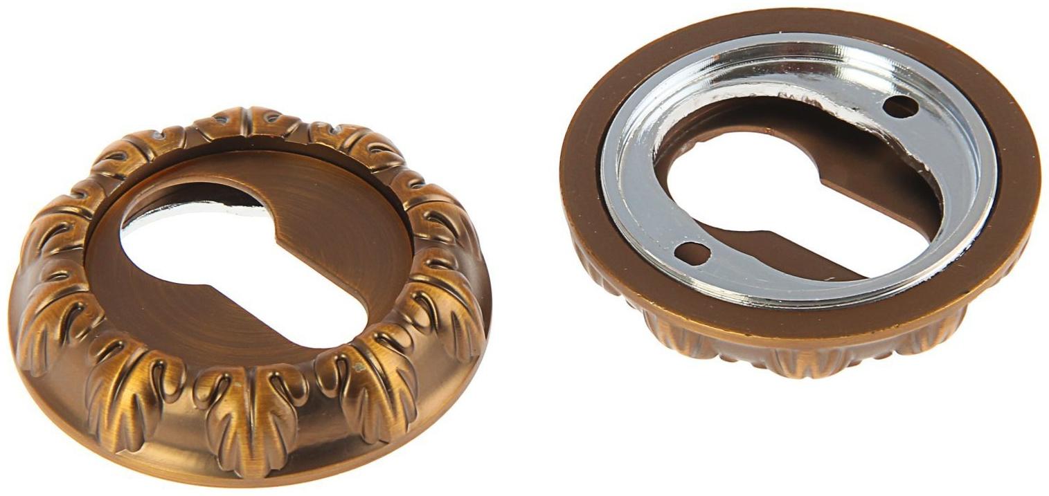 Накладка на цилиндр TRODOS Premium ET10 CF, цвет кофе