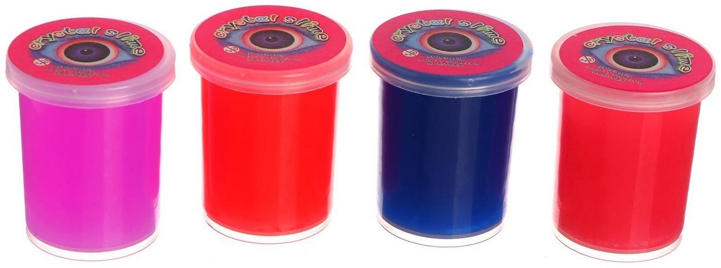 Лизун «Баночка», твёрдый, цвета МИКС