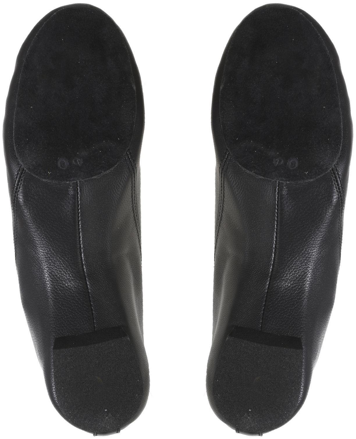 Джазовки низкие, натуральная кожа, длина по стельке 21,5 см, цвет чёрный