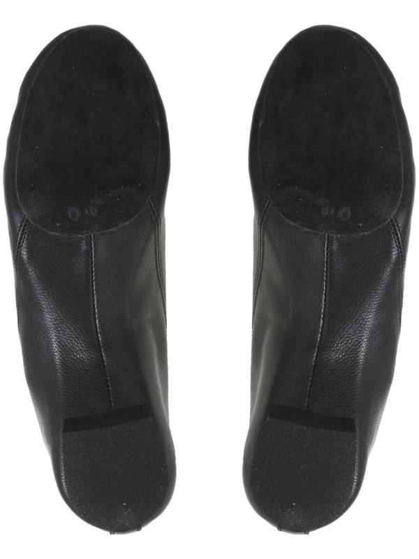 Джазовки низкие, натуральная кожа, длина по стельке 21,5 см, цвет чёрный