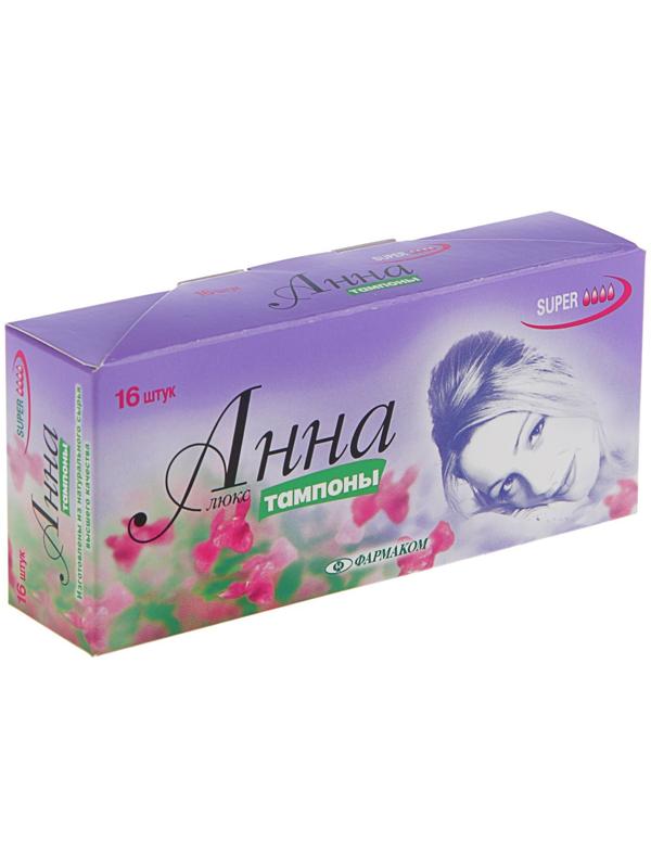 Тампоны «Анна» Lux Super, 16 шт