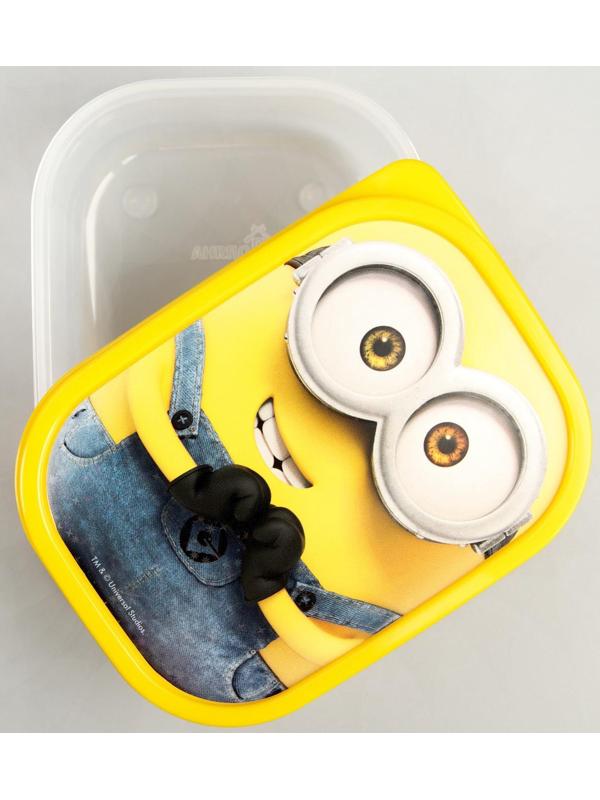 Ланч-бокс детский прямоугольный 500 мл, «Миньон», Гадкий Я