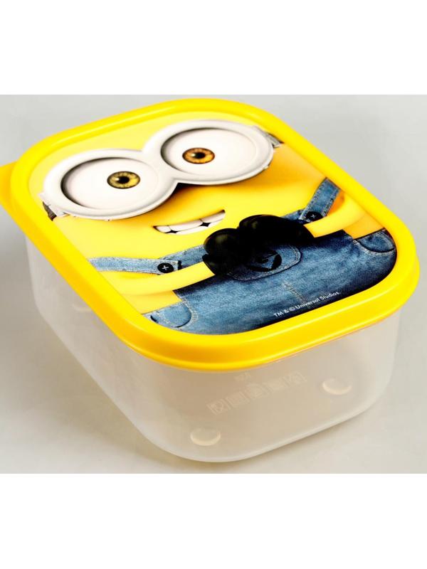 Ланч-бокс детский прямоугольный 500 мл, «Миньон», Гадкий Я