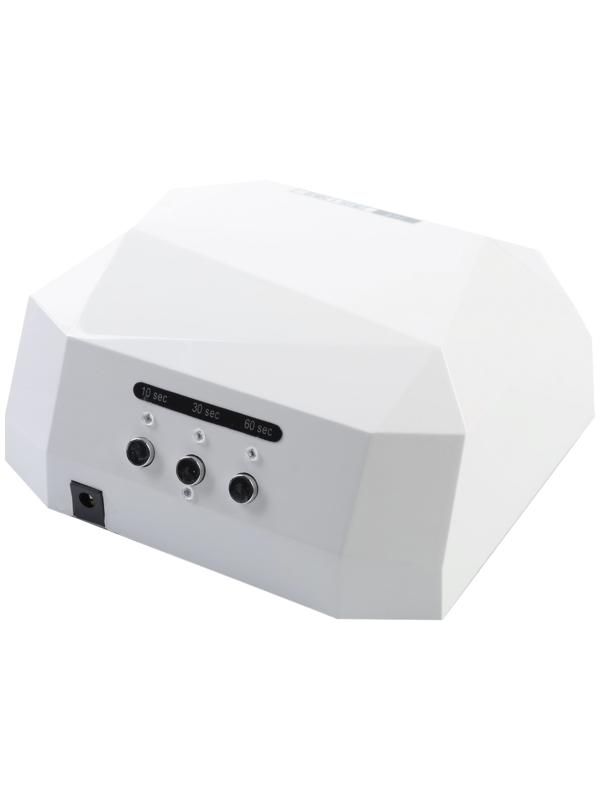 Лампа для гель-лака Luazon LUF-06, CCFL-LED, 36 Вт, 12 диодов, таймер 10/30/60 сек, белая