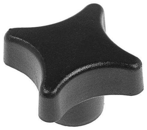 Ручка ТУНДРА, ПВХ, кнопочного типа, коричневая