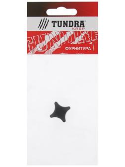 Ручка ТУНДРА, ПВХ, кнопочного типа, коричневая