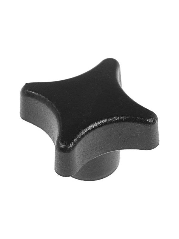 Ручка ТУНДРА, ПВХ, кнопочного типа, коричневая